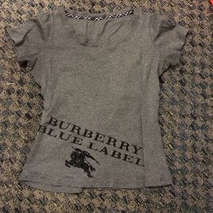 Grey Burberry shirt